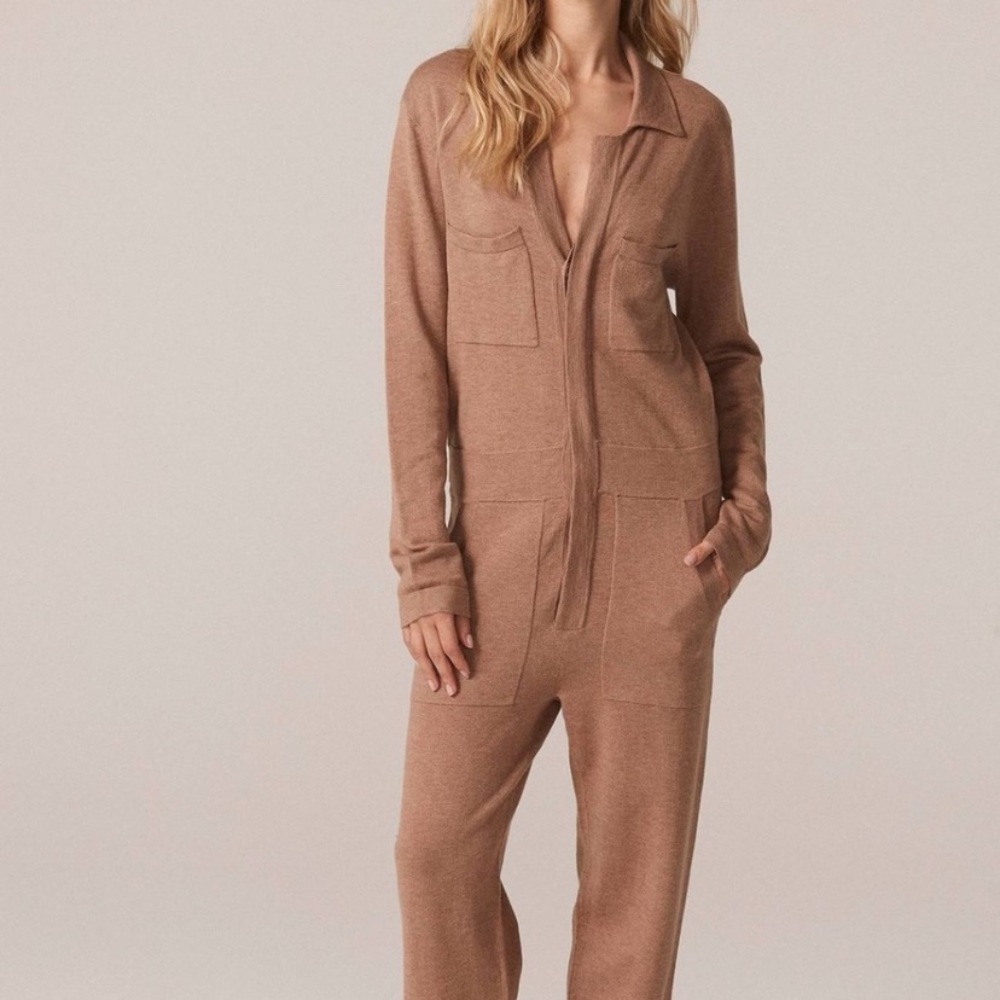 NakedCashmere Tan Jumpsuit